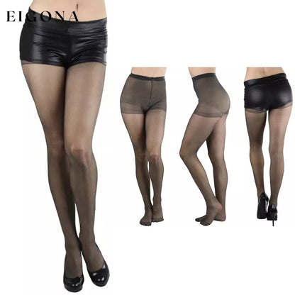 6-Pack: Women's Assorted Sheer Support Toe Pantyhose Off-Black __stock:500 lingerie refund_fee:1200