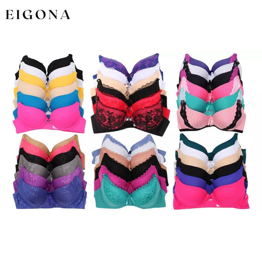 6-Pack: Women's Bra in A to DD Cups __stock:200 lingerie refund_fee:1200