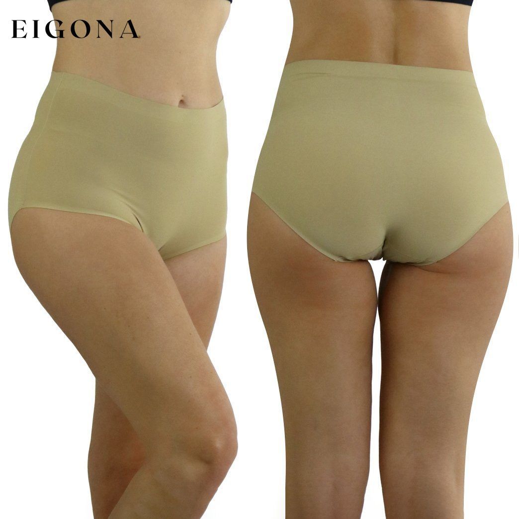 6-Pack: Women's Control High Waisted No Show Hem Lined Briefs __stock:550 lingerie Low stock refund_fee:1200