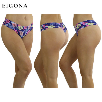 6-Pack: Women's Invisible Hem Line Thongs __stock:550 lingerie refund_fee:1200