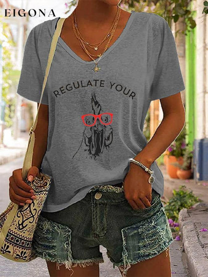 Women's The ORIGINAL Regulate Your C*ck. Abortion Is Healthcare V-Neck Tee roe