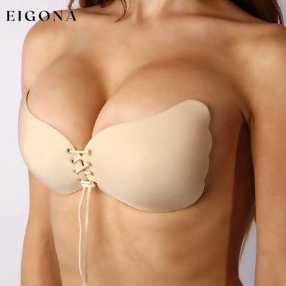 Reusable Butterfly Gel Push-Up Bra - Assorted Colors and Sizes A Nude __stock:50 lingerie Low stock refund_fee:800