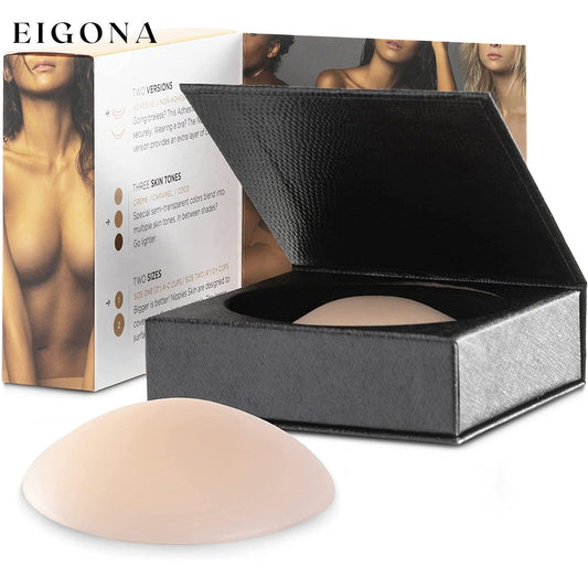 Nipple Covers Adhesive Silicone Pasties with Travel Box Crème __stock:200 lingerie refund_fee:800