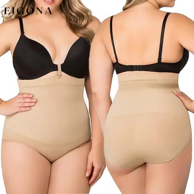 Essential Layering Seamless Pull On Bodysuit Cami Top Shorts Bottoms Beige __stock:500 lingerie refund_fee:800