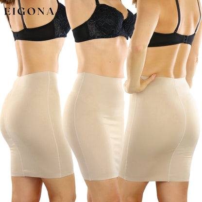Women's High Waisted Smooth and Silky Torso Control Shapewear Skirt __stock:250 lingerie refund_fee:800