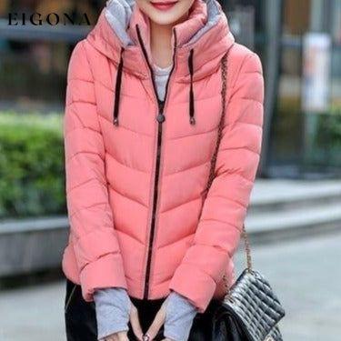 Winter Jacket Women Parka Thick Winter Outerwear Pink __stock:50 Jackets & Coats Low stock refund_fee:1800