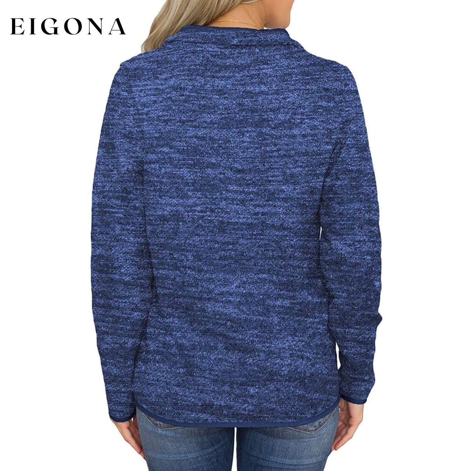 Women Casual Long Sleeve Stand Collar with Pockets __stock:100 clothes refund_fee:1200 tops