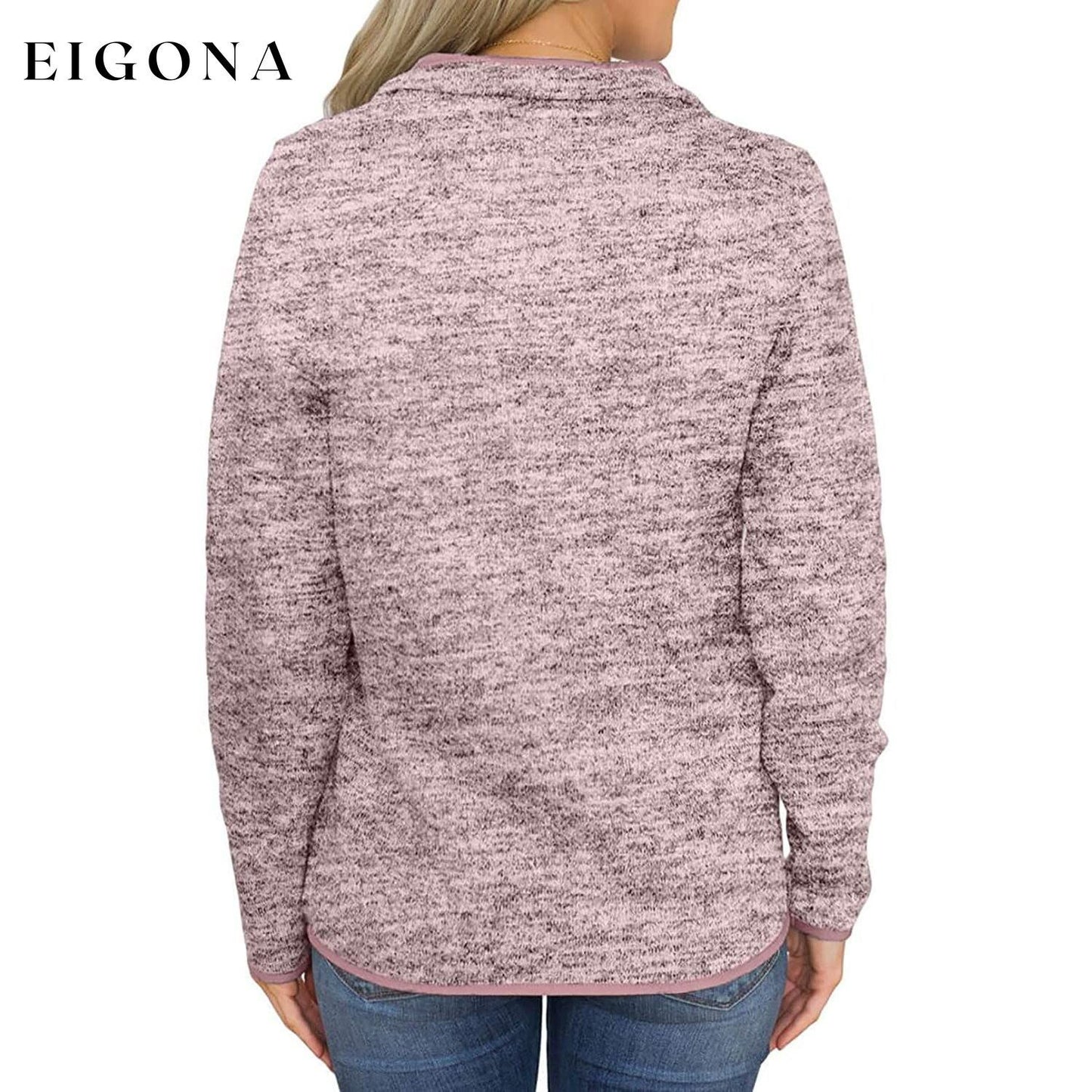 Women Casual Long Sleeve Stand Collar with Pockets __stock:100 clothes refund_fee:1200 tops