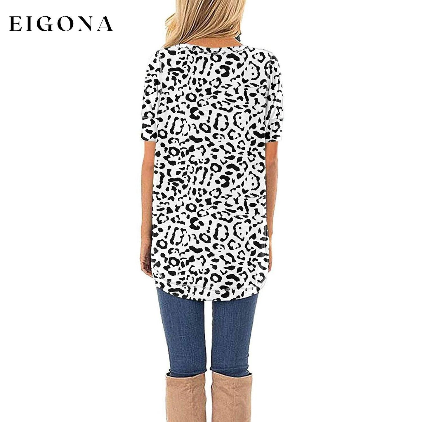 Women Long Sleeve Side Split Casual Loose Tunic Top __stock:200 clothes refund_fee:800 tops