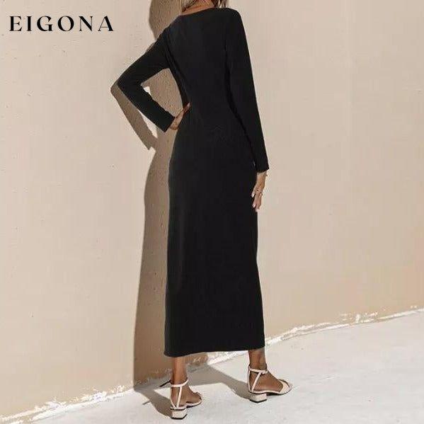 Women's Autumn and Winter Casual Long Sleeve Ladies Dress __stock:500 casual dresses clothes dresses refund_fee:1200