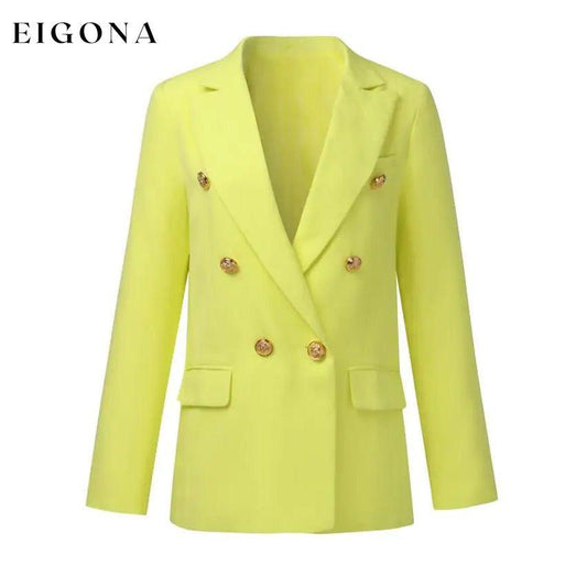 Women's Blazer Solid Color Vintage Style Casual Long Sleeve Coat __stock:200 Jackets & Coats refund_fee:1200