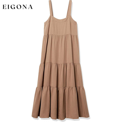 Women's Britt Tiered Maxi Tent Dress __stock:350 casual dresses clothes dresses refund_fee:1800