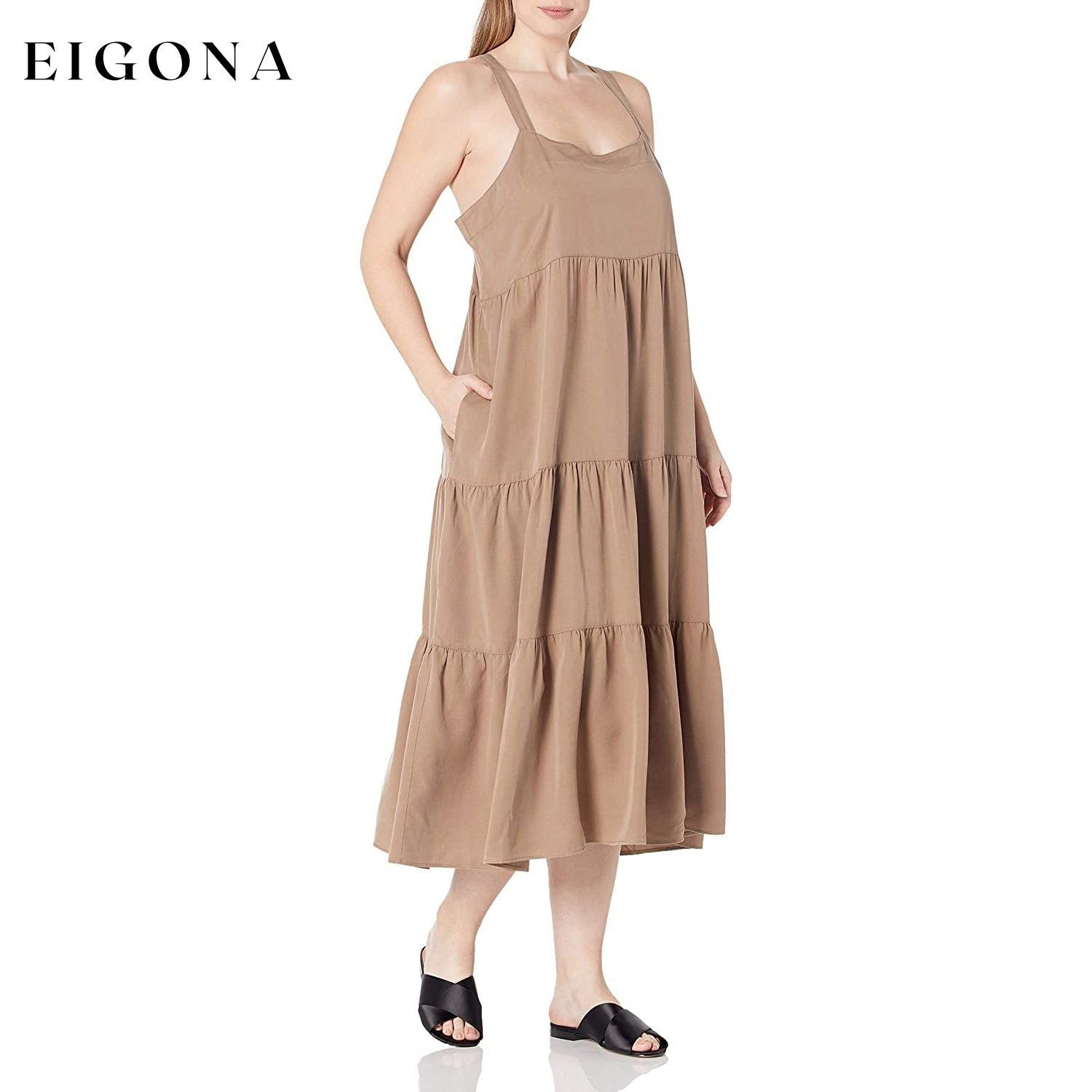 Women's Britt Tiered Maxi Tent Dress __stock:350 casual dresses clothes dresses refund_fee:1800