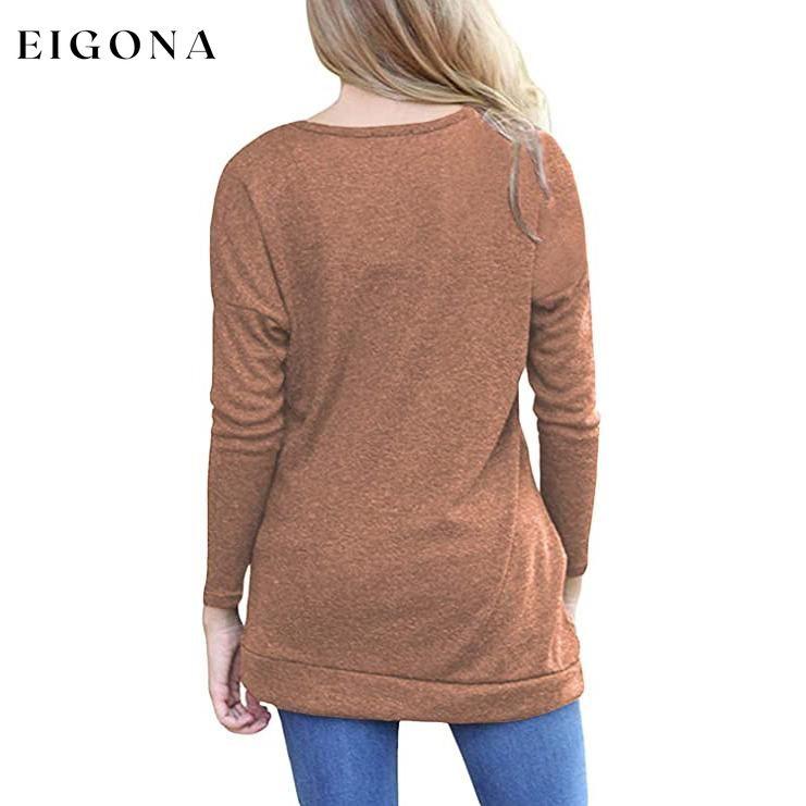 Women's Casual Long Sleeve Tunic Tops __stock:200 clothes Low stock refund_fee:800 tops