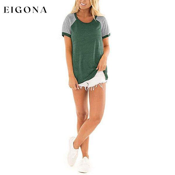 Women's Casual Short Sleeve T-Shirts __stock:200 clothes refund_fee:1200 tops