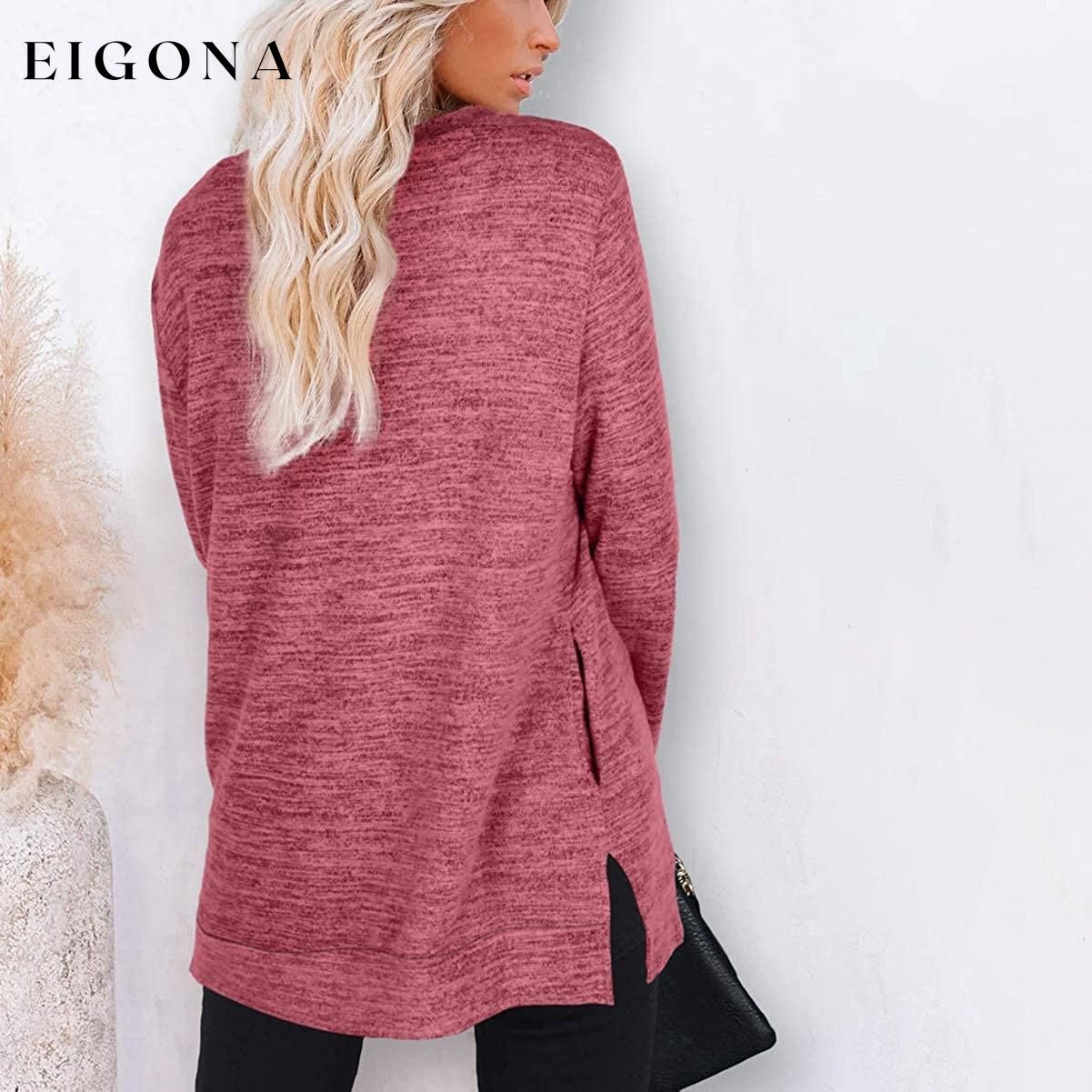 Women's Casual Sweatshirts Long Sleeve Oversized Shirt __stock:50 clothes refund_fee:1200 tops