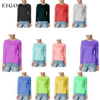 Women's Dri-Fit Moisture-Wicking Breathable Long Sleeve T-Shirt __stock:1000 clothes refund_fee:1200 tops