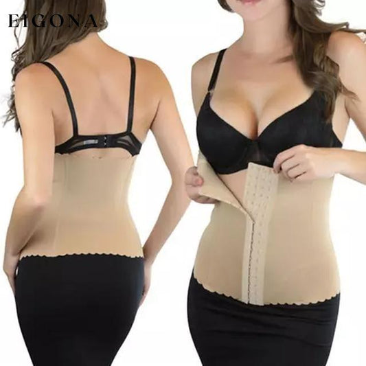 Women's High-Compression Thermal Waist Trainer Shaper Beige __stock:500 lingerie refund_fee:800
