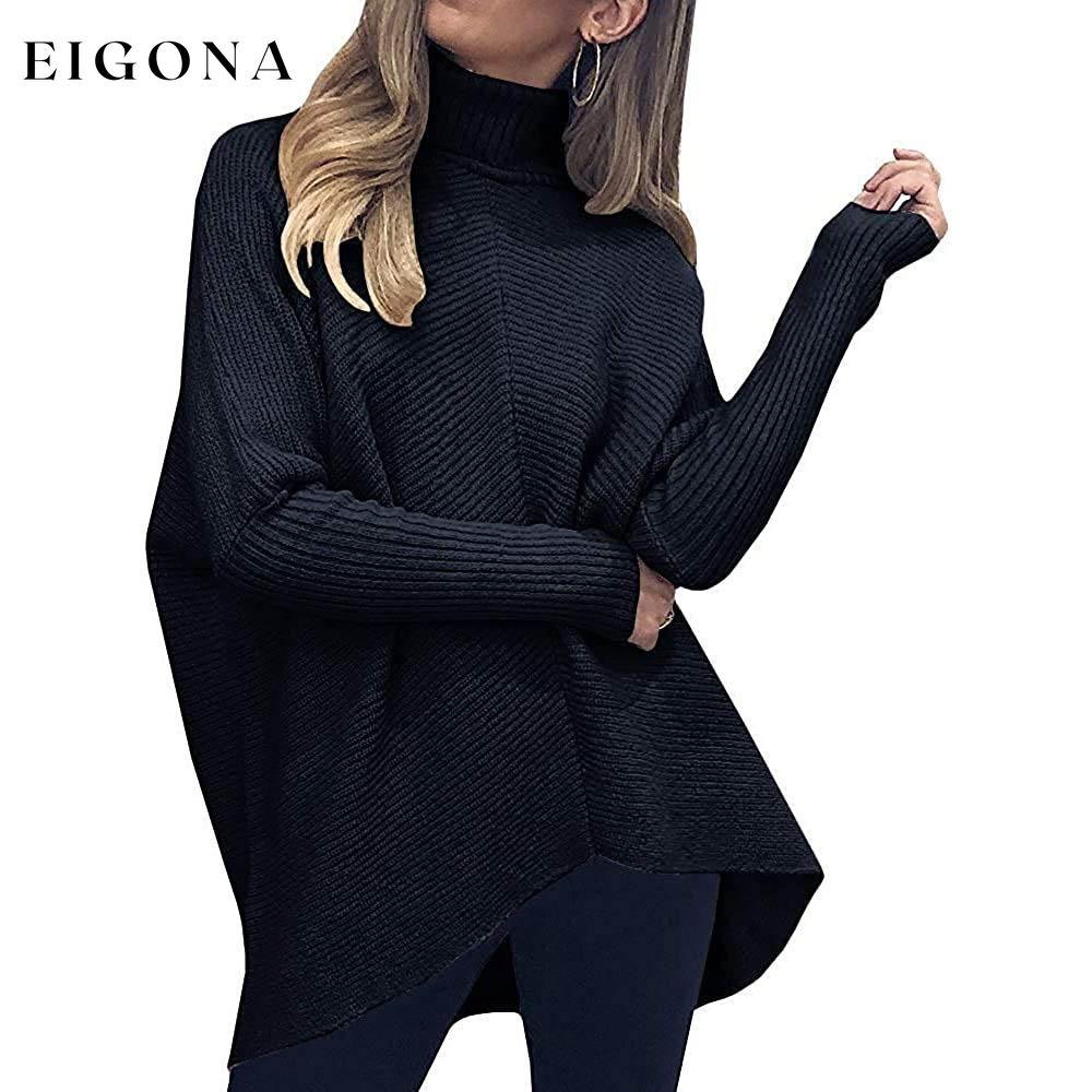 Women's High Neck Long Sweater __stock:500 clothes refund_fee:1200 tops