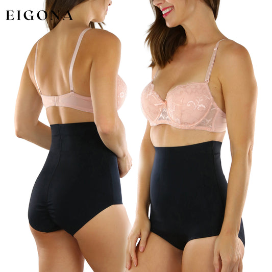Women's High Waisted Smooth and Silky Torso Control Bikini Shapewear __stock:250 lingerie refund_fee:800