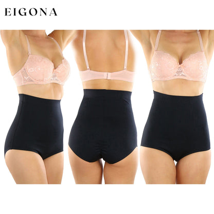 Women's High Waisted Smooth and Silky Torso Control Bikini Shapewear __stock:250 lingerie refund_fee:800