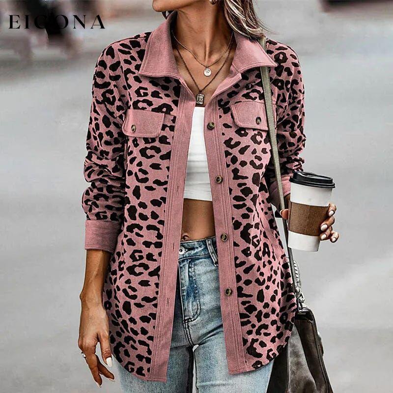 Women's Long Sleeve Casual Jacket Pink __stock:200 Jackets & Coats refund_fee:1200