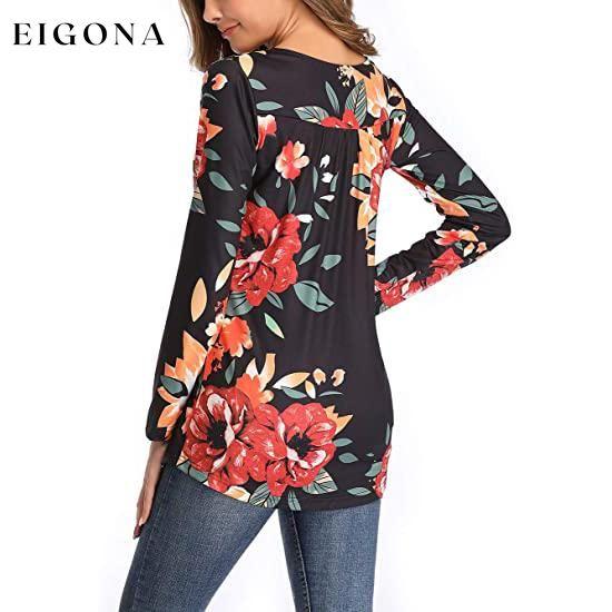 Women's Long Sleeve Flare Tunic Tops __stock:500 clothes refund_fee:800 tops