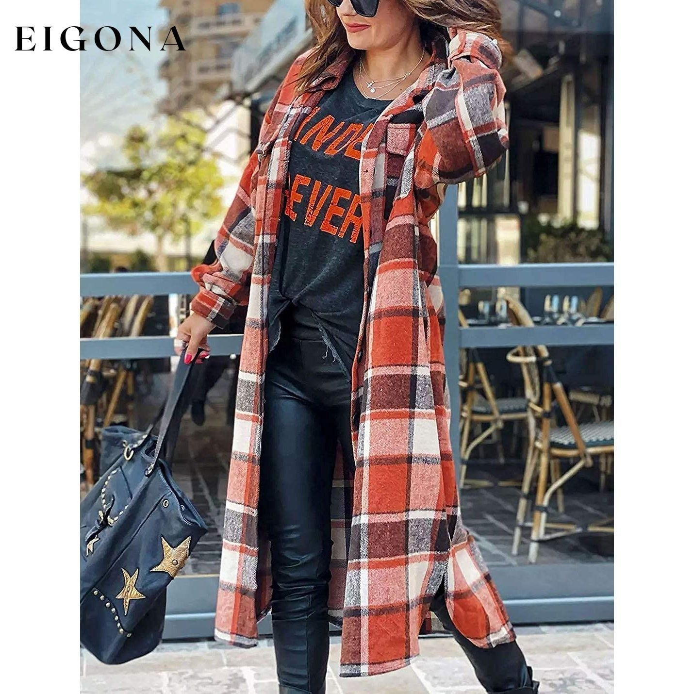 Womens Lounge Lapel Button Up Long Sleeve __stock:200 Jackets & Coats refund_fee:1800