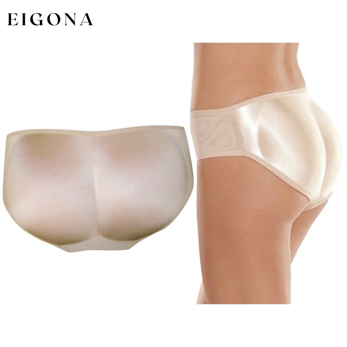 Women's Padded Panty Brief Instant Butt Booster Beige __stock:550 lingerie refund_fee:1200