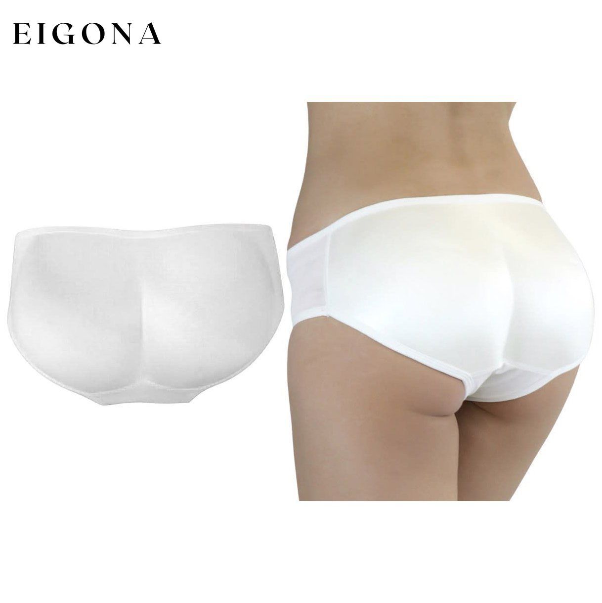Women's Padded Panty Brief Instant Butt Booster White __stock:550 lingerie refund_fee:1200