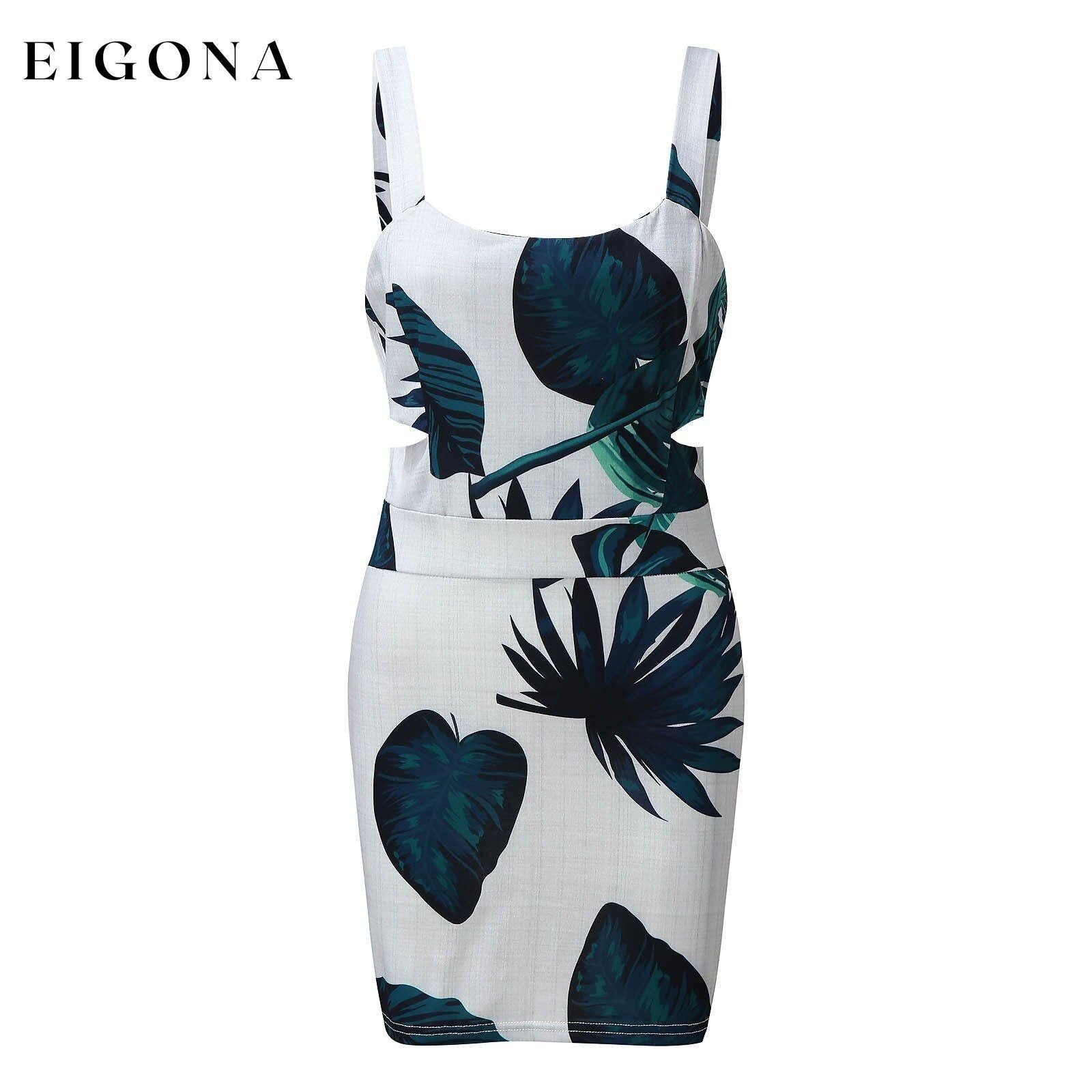 Women's Summer Spliced Dress Sling Sleeveless __stock:500 casual dresses clothes dresses refund_fee:800