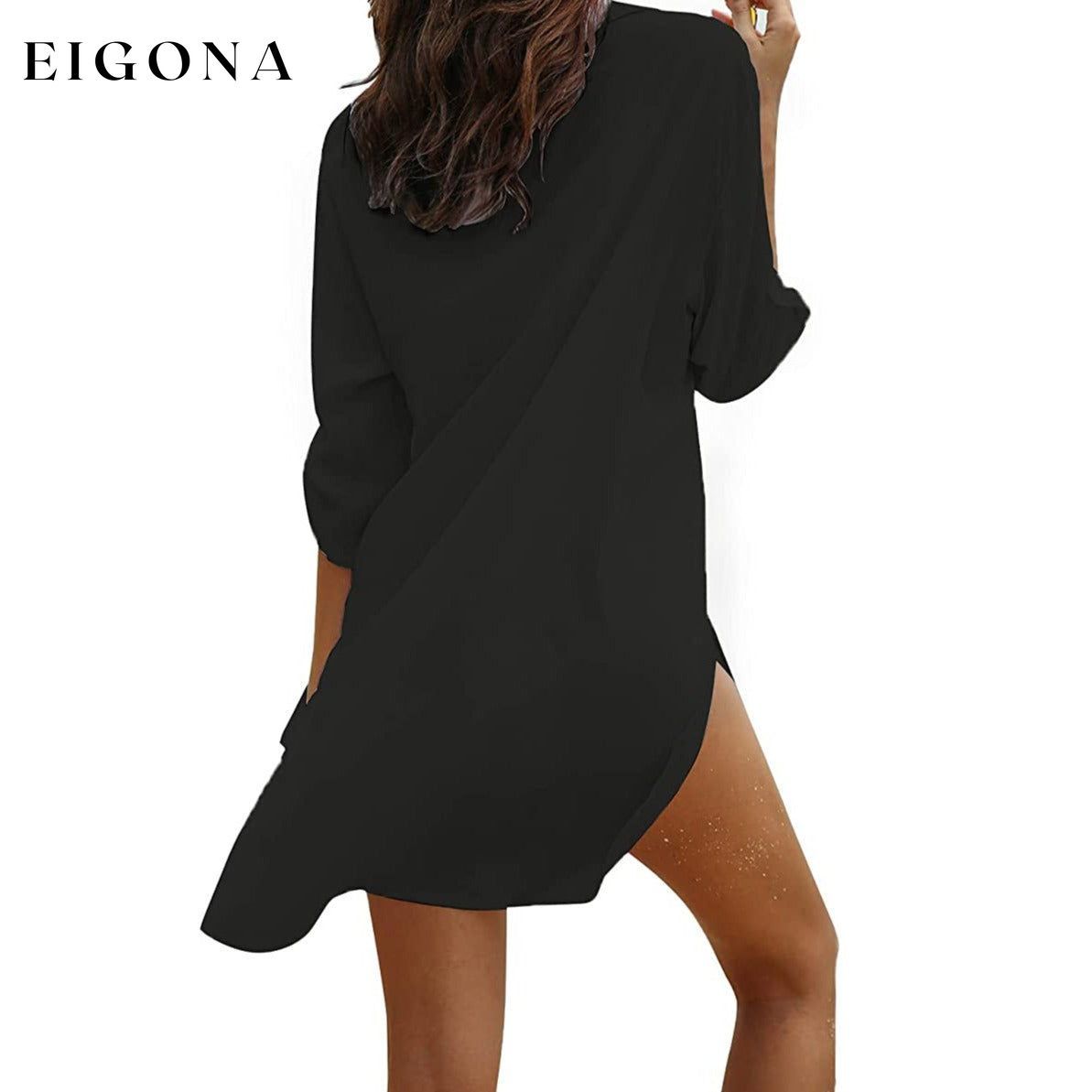 Women's Swimsuit Beach Cover Up Dress __stock:200 casual dresses clothes dresses refund_fee:1200