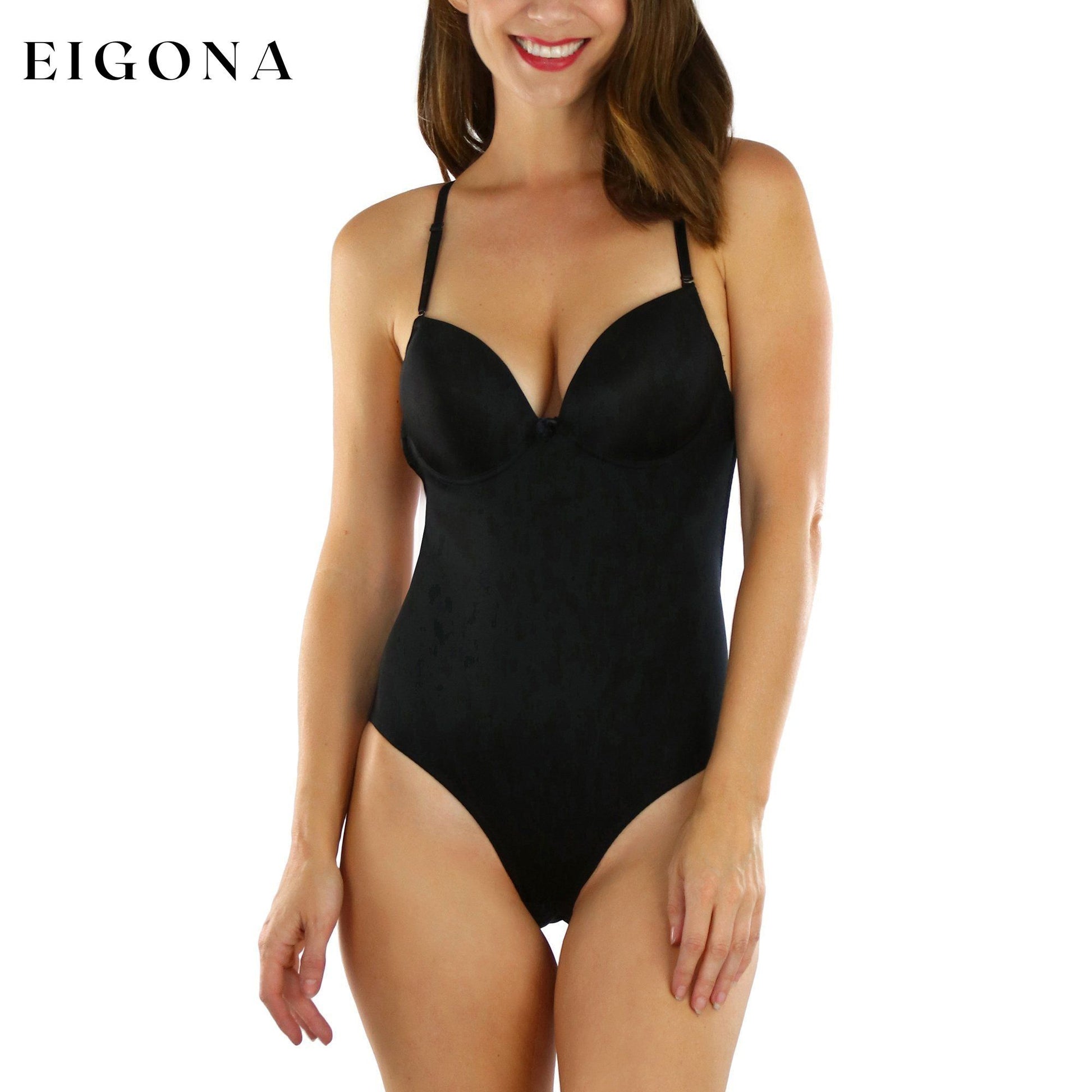 Women's Thong or Bikini Backless Body Shaper Black Bikini Shaper __stock:250 lingerie refund_fee:1200