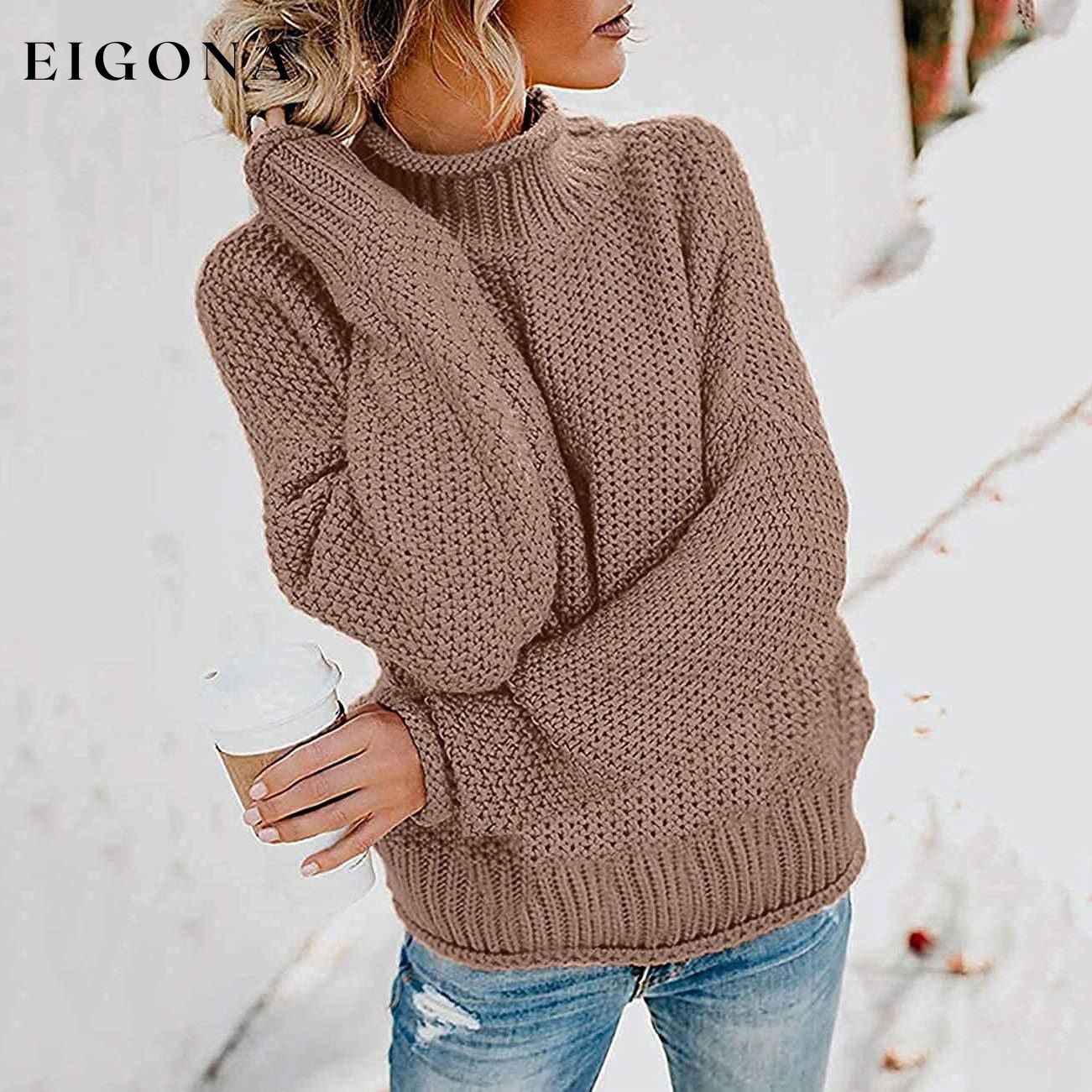 Women's Turtleneck Batwing Sleeve Loose Oversized Chunky Knitted Pullover Sweater Jumper Tops __stock:500 clothes refund_fee:1200 tops