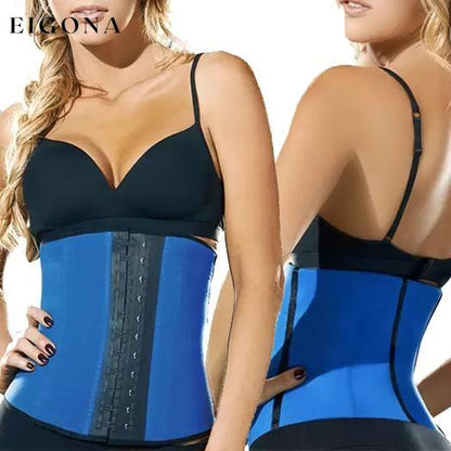 Women's Waist-Trainer Hourglass Slimming Corset Blue lingerie refund_fee:1200