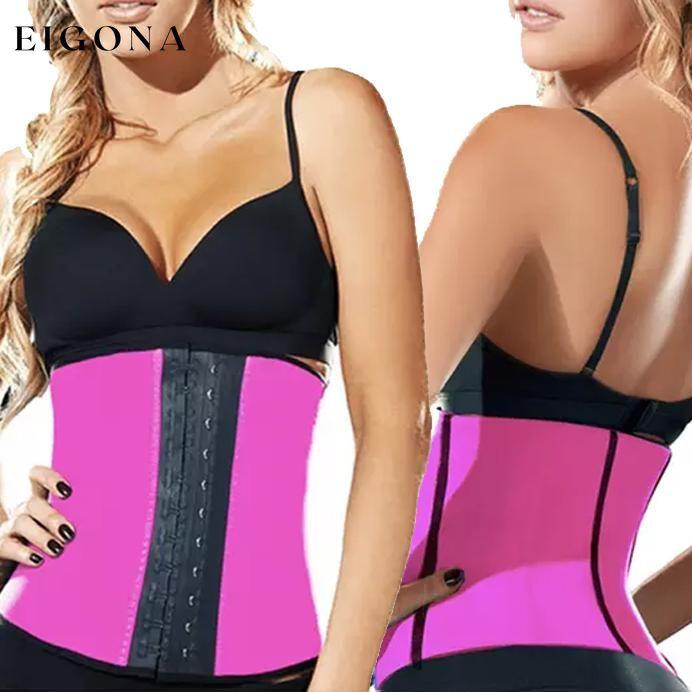 Women's Waist-Trainer Hourglass Slimming Corset Pink lingerie refund_fee:1200